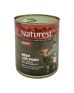 Naturest Adult Χοιρινό, Μοσχάρι & Λαχανικά 800gr