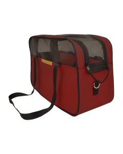 Woofmoda Τσάντα Μεταφοράς Σκύλου - Γάτας Μπορντό 18x43x30cm
