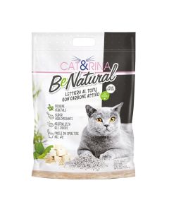 Cat & Rina Benatural Άμμος Tofu με Ενεργό Άνθρακα 10L
