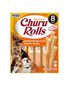 Inaba Churu Rolls Λιχουδιές Σκύλου με Κοτόπουλο 96gr
