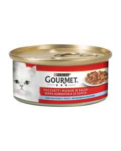 Gourmet Κομματάκια σε Σάλτσα Σολομός & Πέστροφα 195gr
