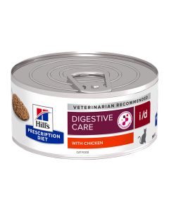 Hill's Prescription Diet Feline i/d Digestive Care με Κοτόπουλο 156gr
