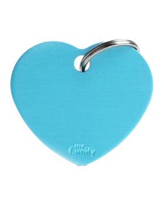 Ταυτότητα Basic Καρδιά Μεγάλη Γαλάζια L