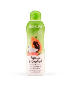 Tropiclean Σαμπουάν & Μαλακτικό Papaya & Coconut 355ml