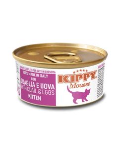 Kippy Cat Μους Kitten με Ορτύκι & Αυγό 85gr