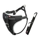 Trixie Ζώνη Ασφαλείας με Σαμαράκι Μαύρο L 65-80cm/23mm