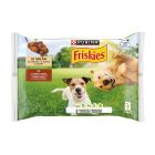 Friskies Dog Adult Αρνί & Καρότα σε Σάλτσα 4x85gr