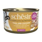 Schesir Cat Natural Τόνος, Φιλέτο Κοτόπουλου & Ρύζι 85gr