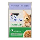 Cat Chow Sterilised με Αρνί & Πράσινα Φασολάκια σε Σάλτσα 85gr