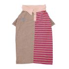 Pet Μπλούζα Σκύλου Ριγέ Γκρι-Ροζ XS 43cm