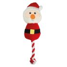 Χριστουγεννιάτικο Παιχνίδι Σκύλου Άγιος Βασίλης 11x3x30cm