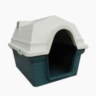Σπιτάκι Σκύλου με Καμινάδα Πράσινο Medium 84x63x62.9cm