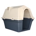 Σπιτάκι Σκύλου Γκρι με Καμινάδα Large 97x74x74.3cm