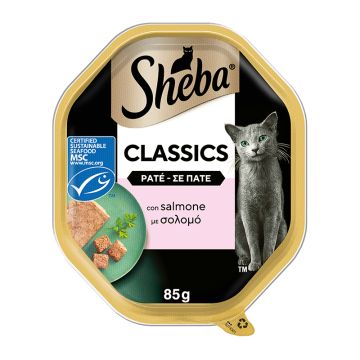 Sheba Classic Δισκάκι Σολομός Πατέ 85gr