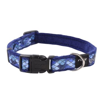 Rogz Περιλαίμιο Σκύλου Fashion Amphibian Blue M 26-40cm