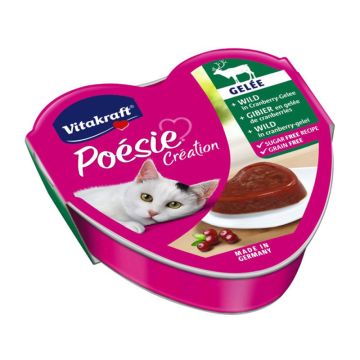 Vitakraft Poesie με Ελάφι σε Ζελέ από Cranberries 85gr