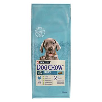 Purina Dog Chow Puppy Large Breed Γαλοπούλα 14kg