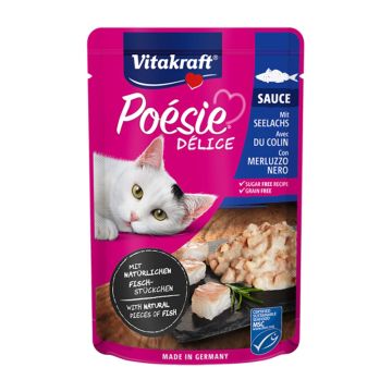 Vitakraft Poesie με Ψάρι σε Σάλτσα 85gr