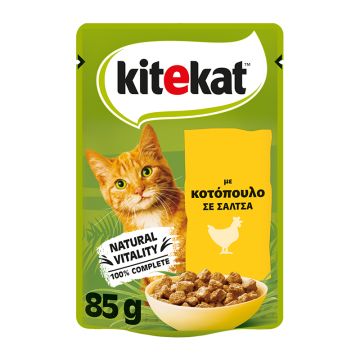 Kitekat με Κοτόπουλο σε Σάλτσα 85gr