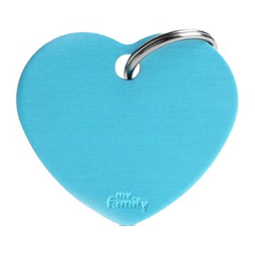 Ταυτότητα Basic Καρδιά Μεγάλη Γαλάζια L