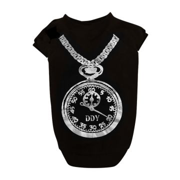 Pet Μπλούζα Σκύλου Black Clock M 29cm