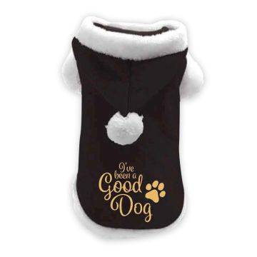 Χριστουγεννιάτικη Στολή Σκύλου Μαύρη M