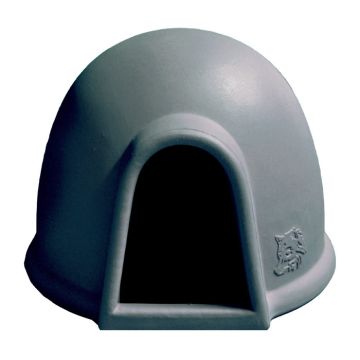 Telcom Igloo Piccola Σπίτι Σκύλου Γραφίτης 59x37cm