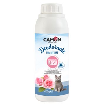 Camon Αποσμητικό Άμμου Γάτας με Άρωμα Τριαντάφυλλο 400gr